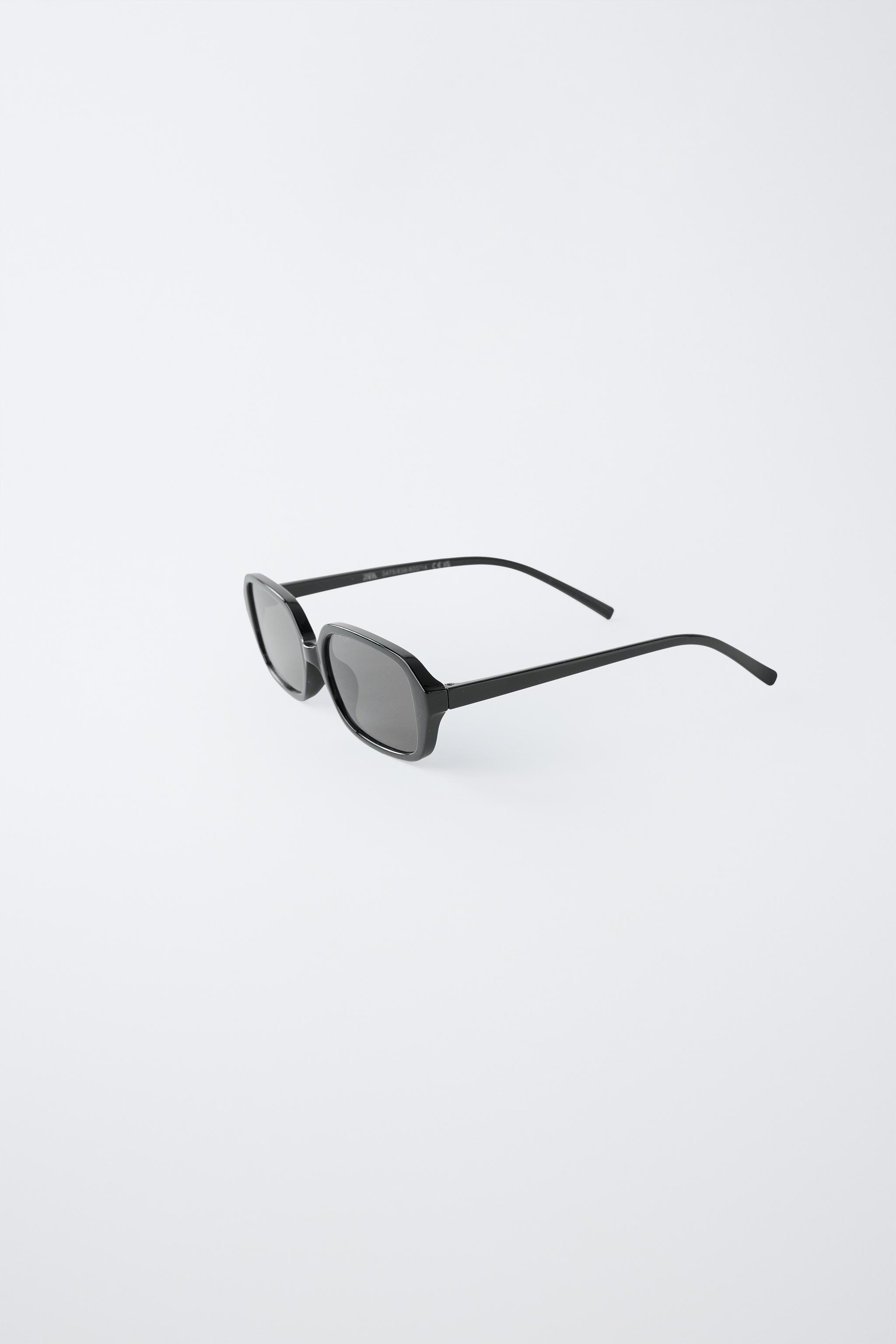 RECTANGULAR PLASTIC FRAME SUNGLASSES